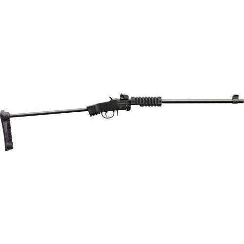 Chiappa Little Badger Break Open Single Shot Rifle .22 Long 16.5" Barrel Round Capacity Steel Wire Stock Black Finish