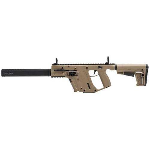 Kriss USA Vector CRB Semi-Automatic Rifle .45 ACP 16" Barrel (1)-10Rd Magazine Fixed M4 Stock Flat Dark Earth Finish