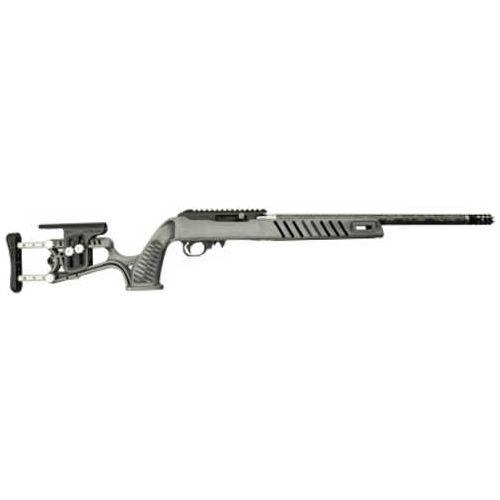 Black Rain Ordnance Professional Semi-Automatic Rifle .22 Long 18.5" Barrel (1)-10Rd Magazine Smiths Gray Battleworn Cerakote Finish