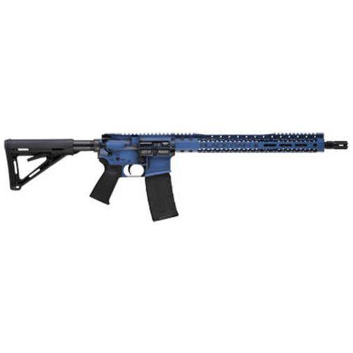 Black Rain Ordnance We The People Semi-Automatic Rifle .223 Remington 16" Barrel (1)-30Rd Magazine Blue Battleworn Cerakote Finish