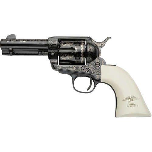 Pietta Great Western II Liberty Revolver 9mm Luger 3.5" Barrel 6 Round Capacity Blued Engraved Finish - Buy A Gun