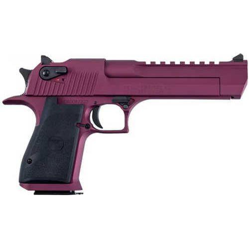 Magnum Research Desert Eagle Semi-Automatic Pistol .44 Remington Magnum 6" Barrel (1)-8Rd Magazine Black Rubber Grips Black Cherry Cerakote Finish - Buy A Gun