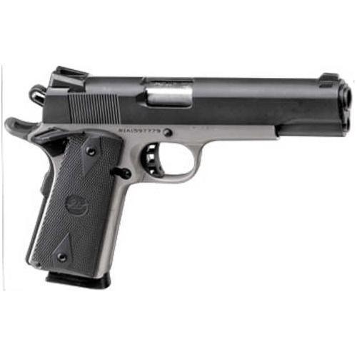 Armscor Rock Standard FS 1911 Semi-Automatic Pistol .45 ACP 5" Barrel (1)-8Rd Magazine Rubber GRips Black & Silver Finish - Buy A Gun