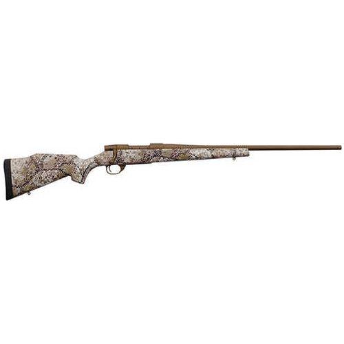 Weatherby Vanguard Badlands Bolt Action Rifle .350 Legend 20" Barrel 3 Round Capacity Badlands Approach Camo Stock Burnt Bronze Cerakote Finish