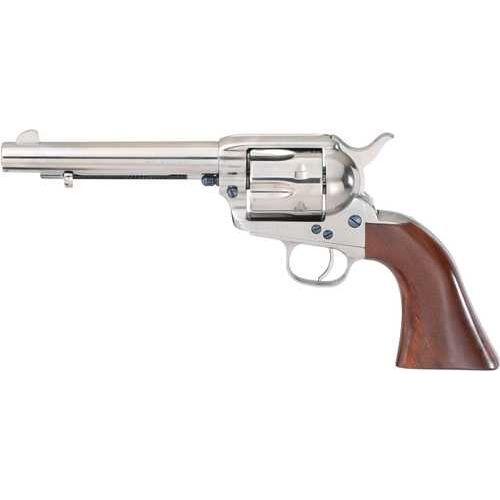 GUNFIGHTER 5.5"Barrel .45LC Caliber 6rd Capacity Nickel Finish Walnut Army Grip - Buy A Gun