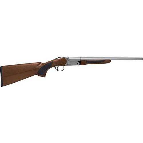 Citadel Boss SS Coach Break Open Side x Side Shotgun 12 Gauge 3" Chamber 18.5" Barrel 2 Round Capacity Walnut Stock Nickel Finish