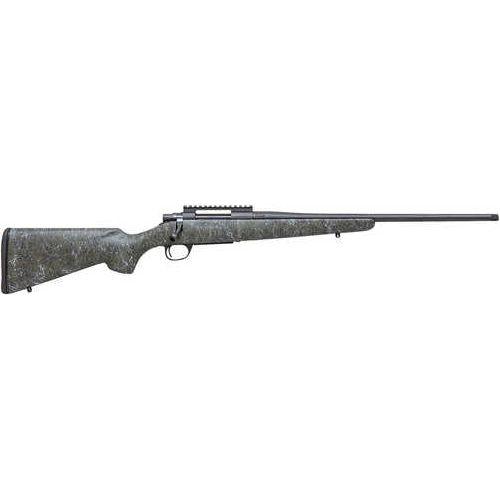 Howa M1500 Super Lite Bolt Action Rifle 6.5 Creedmoor 20" Barrel (1)-5Rd Magazine Green With Gray and Black Webbing Stock Blued Finish