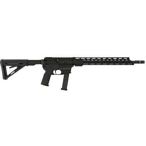 Anderson AM9 Semi-Automatic Rifle 9mm Luger 16" Barrel (1)-17Rd Magazine Black Synthetic Finish