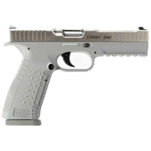 American Precision Strike One Semi-Automatic Pistol 9mm Luger 5" Barrel (2)-10Rd Magazines Silver Cerakote Finish - Buy A Gun