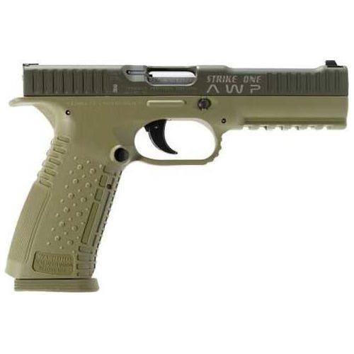 American Precision Strike One Semi-Automatic Pistol 9mm Luger 5" Barrel (2)-17Rd Magazines OD Green Polymer Finish - Buy A Gun