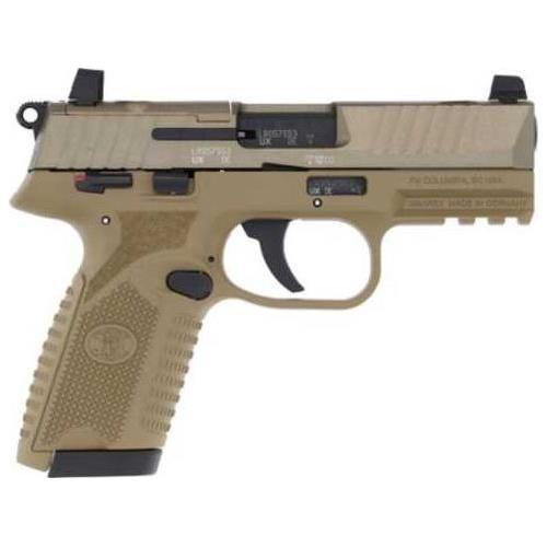 FN America 502 MRD Semi-Automatic Pistol .22 Long Rifle 4" Barrel (2)-10Rd Magazines Flat Dark Earth Polymer Finish - Buy A Gun