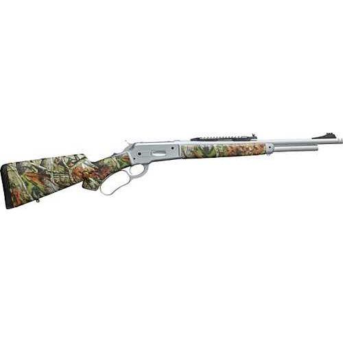 Pedersoli Guide Master Lever Action Rifle .45-70 Government 19" Barrel 3 Round Capacity Camouflage Synthetic Stock Stainless Steel Finish