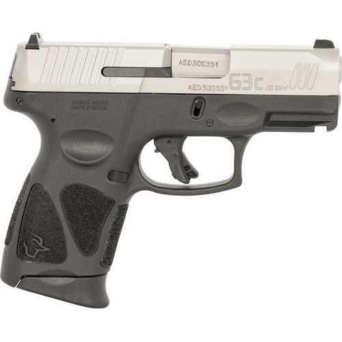 Taurus G3C Semi-Automatic Pistol .40 S&W 3.26" Barrel (3)-10Rd Magazines Matte Stainless Slide Black Polymer Finish - Buy A Gun