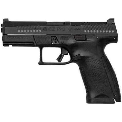 CZ-USA P-10 Compact Semi-Automatic Pistol 9mm Luger 4.02" Barrel (2)-15Rd Magazines Fixed Sights Polymer Grips Black Polycoat Finish - Buy A Gun