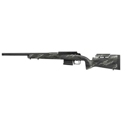 Aero Precision Solus Hunter Bolt Action Rifle .308 Winchester 20" Barrel (1)-5Rd Magazine Adjustable Tiger Stripe Pattern Stock Black Cerakote Finish