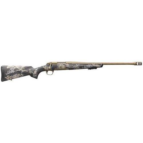 Browning X-Bolt Mountain Pro SPR Bolt Action Rifle 6.8 Western 20" Barrel 3 Round Capacity Accent Graphics Synthetic Stock Burnt Bronze Cerakote Applied Finish