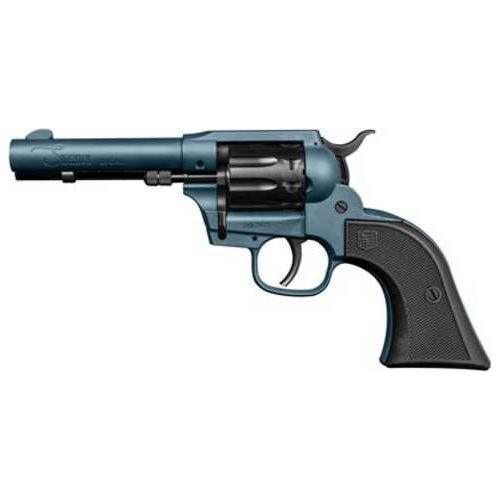 Diamondback Sidekick Double/Single Action Revolver .22 LR/.22 Magnum 4.5" Barrel 9 Round Capacity Comes With 2 Clyinders Black Synthetic Grips Jesse James Civil Defense Blue Finish - Buy A Gun