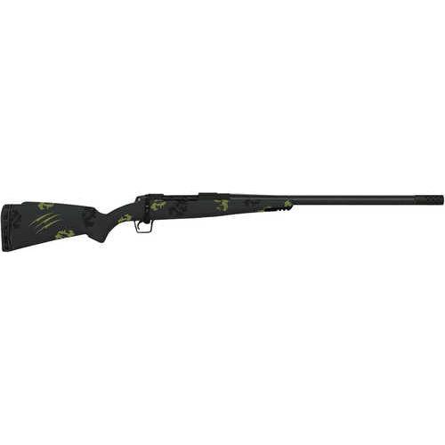 Fierce Firearms Carbon Rogue Bolt Action Rifle 7mm PRC 20" Barrel 3 Round Capacity Forest Camouflage Carbon Fiber Stock Black Cerakote Finish