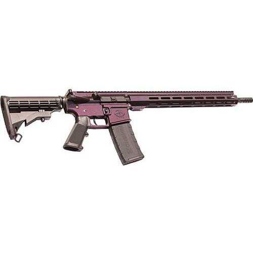 Great Lakes Firearms & Ammo AR15 Galaxy Semi-Automatic Rifle .223 Remington 16" Barrel (1)-30Rd Magazine Black Synthetic Stock Galaxy Blaze Red Cerakote Finish