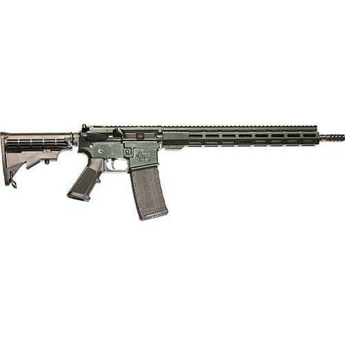 Great Lakes Firearms & Ammo AR15 Galaxy Semi-Automatic Rifle .223 Remington 16" Barrel (1)-30Rd Magazine Black Synthetic Stock Galaxy Hunter Green Cerakote Finish