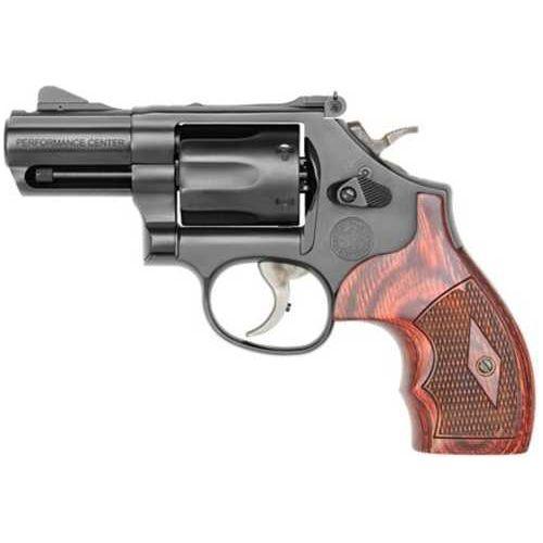 Smith & Wesson Model 19 Carry Comp Double/Single Action Revolver .357 Magnum/.38 Special 2.5" Barrel 6 Round Capacity Custom Wood & Rubber Grips Matte Black Finish - Buy A Gun