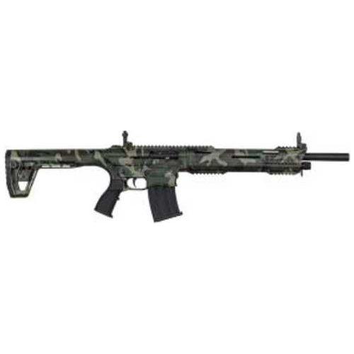 SDS Imports TAR Semi-Automatic Shotgun 12 Gauge 3" Chamber 18.5" Barrel (1)-5Rd Magazine Flip Up Front & Rear Sights M81 Woodland Camouflage Finish