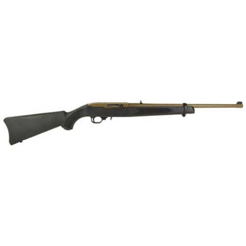 Ruger 10/22 Carbine Semi-Automatic Rifle .22 Long Rifle 18.5" Barrel 10 Round Capacity Black Synthetic Stock Flat Dark Earth Finish