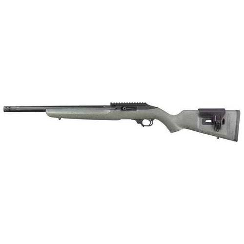 Ruger 10/22 Competition Custom Shop Left Handed Semi-Automatic Rifle .22 Long Rifle 16.12" Barrel (1)-10Rd Magazine Speckled Black/Gray Laminate Stock Black Finish