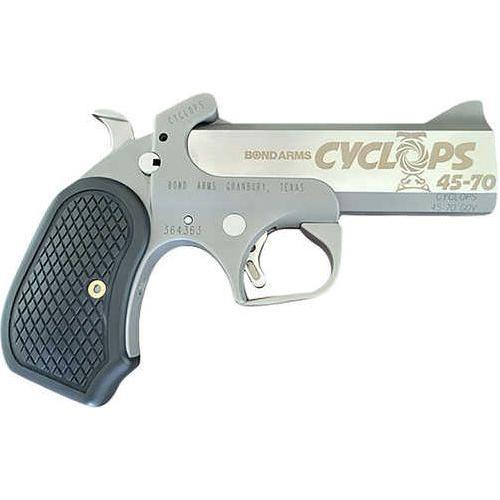 Bond Arms BACY Cyclops 45-70 Gov 4.25" Stainless Steel Barrel Black Extended B6 Resin Grips - Buy A Gun