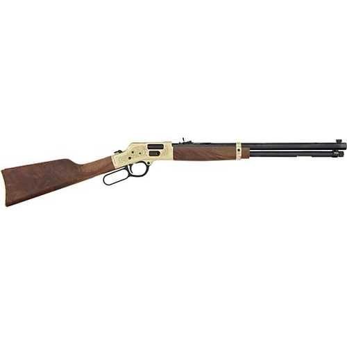 Henry Big Boy Brass Lever Action Rifle .44 Remington Magnum 20" Barrel 10 Round Capacity Walnut Stock Brass Finish