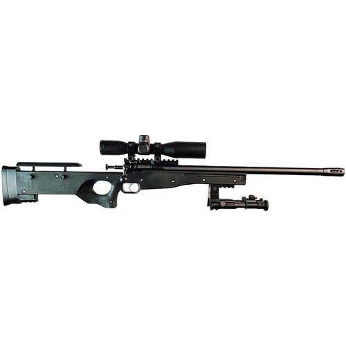 Ksa Crickett Precision Rifle Package 16 1/8" Threaded Bull Barrel Blued 22 Long With Scope and Bipod