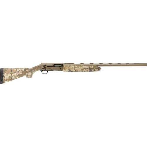 Browning Silver Field Semi-Automatic Shotgun 12 Gauge 3.5" Chamber 28" Barrel 3 Round Capacity Browning Auric Camouflage Stock Flat Dark Earth Finish