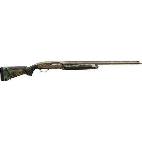 Browning Maxus II Wicked Wing Semi-Automatic Shotgun 12 Gauge 3.5" Chamber 28" Barrel 4 Round Capacity Woodland Camouflage Stock Burnt Bronze Cerakote Finish