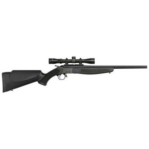 CVA Scout Single Shot Rifle .243 Winchester 20" Barrel 1 Round Capacity Black Synthetic Stock Matte Blued Finish