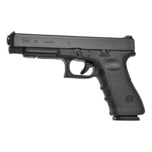 Glock 35 Gen3 Ssemi-Automatic Pistol .40 S&W 5.31" Barrel (2)-15Rd Magazines Adjustable Sights Black Polymer Finish - Buy A Gun