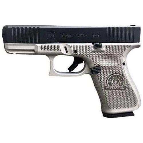 Glock 45 M.O.S. SOWW Semi-Automatic Pistol 9mm Luger 4.02" Barrel (2)-17Rd Magazine Black Slide Gray Stippled/Laser Engraved Cerakote Finish - Buy A Gun