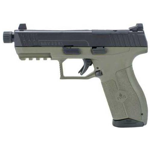 IWI Masada Semi-Automatic Pistol 9mm Luger 4.6" Barrel (2)-10Rd Magazines Fixed sights Black Slide OD Green Polymer Finish - Buy A Gun