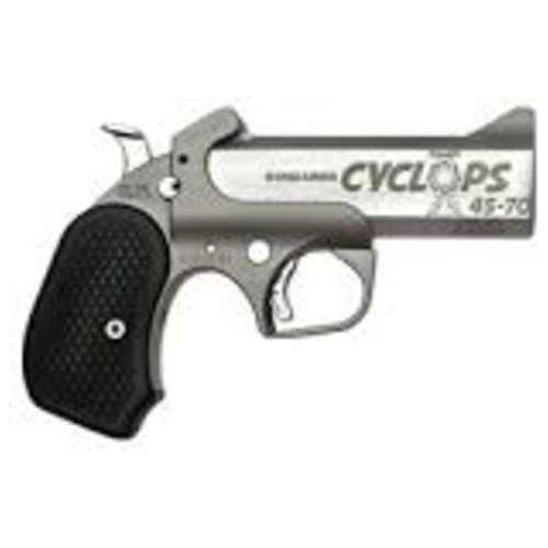 Bond Arms Cyclops Single Action Derringer 45-70 Government 4.25" Barrel 1 Round Capacity B6 Extended Grips High Polished Satin Finish - Buy A Gun