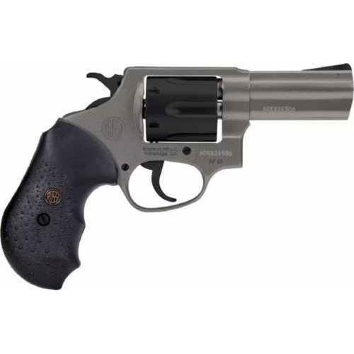 Rossi RP63 Double/Single Action Revolver 357 Magnum 3" Barrel 6 Round Capacity Black Rubber Grips Tungsten Cerakote Finish - Buy A Gun