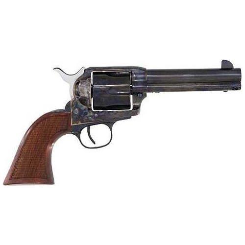 Cimarron Arizona Ranger Single Action Revolver .45 Long Colt 4.75" Barrel 6 Round Capacity Checkered Walnut Grips Case Colored Finish - Buy A Gun