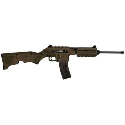 Kel-Tec SU-22 Semi-Automatic Rifle .22 Long Rifle 16.1" Barrel (1)-26Rd Magazine Brown Synthetic Stock Black Finish