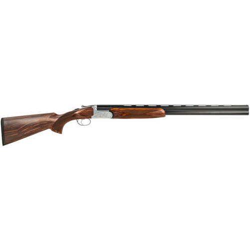 Fausti Caledon Over/Under Shotgun 28 Gauge 2.75" Chamber 26" Blued Barrel 2 Round Capacity Wood Stock Stainless Finish