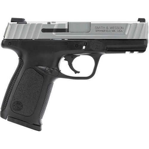 Smith & Wesson SD40 VE Semi-Autoamtic Pistol .40 S&W 4" Barrel (2)-10Rd Magazines Silver Slide Black Polymer Finish - Buy A Gun