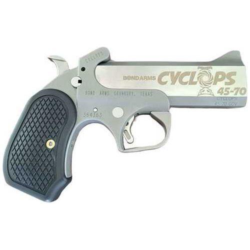 Bond Arms Cyclops Single Action Derringer .44 Remington Magnum 4.25" Barrel 1 Round Capacity Black B6 Extended Grips Stainless Steel Finish - Buy A Gun