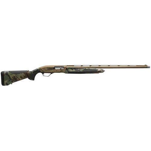 Browning Maxus II Wicked Wing Semi-Automatic Shotgun 12 Gauge 3.5" Chamber 26" Barrel 4 Round Capacity Woodland Camouflage Furniture Camo Burnt Bronze Cerakote Finish