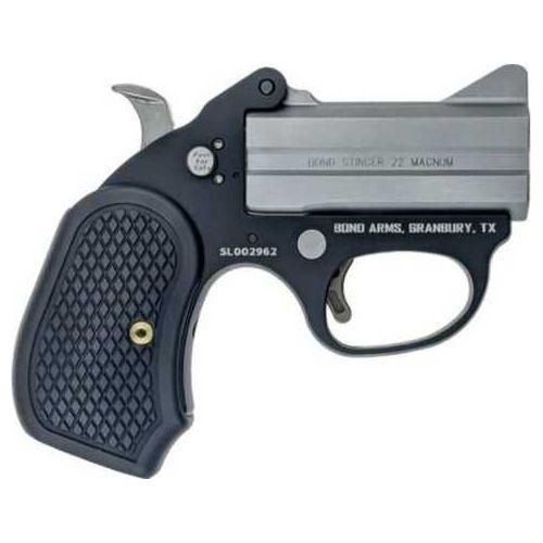 Bond Arms Stinger Fireball Break Open Derringer .22 Winchester Magnum 3" Barrel 2 Round Capacity B6 Resin Synthetic Grips Stainless Steel Finish - Buy A Gun