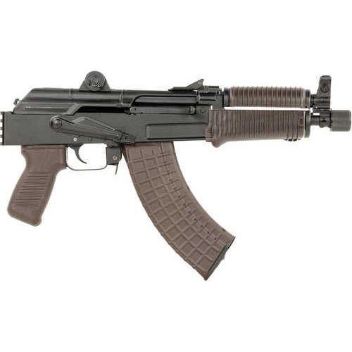 Arsenal SAM7K-56P Semi-Automatic Tactical Pistol 7.62x39mm 8.5" Barrel (1)-30Rd Magazine Plum Synthetic Stock Black Finish - Buy A Gun