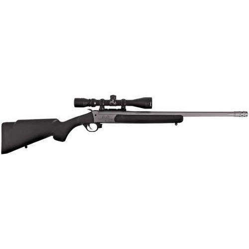 Traditions Outfitter G3 Takedown Break Open Single Shot Rifle .450 Bushmaster 22" Barrel 1 Round Capacity 3-9x40mm BDC Scope Included Black Synthetic Stock Stainless Cerakote Finish