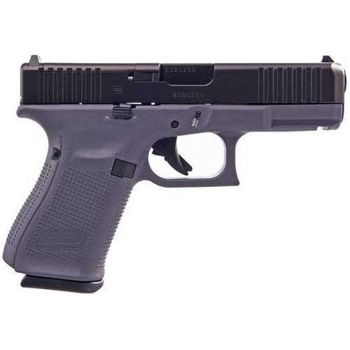 Glock G19 G5 MOS Semi-Automatic Pistol 9mm Luger 4.02" Barrel (3)-10Rd Magaiznes Optics Ready Fixed Sights Black Slide Gray Polymer Finish - Buy A Gun