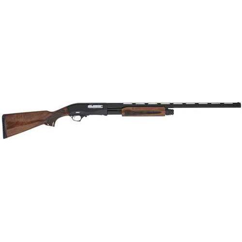 TriStar Cobra III Field Super Youth Pump Action Shotgun .410 Gauge 3" Chamber 18.5" Chrome Lined Vent Rib Barrel 5 Round Capacity Fiber Optic Front Sight Walnut Stock Black Finish